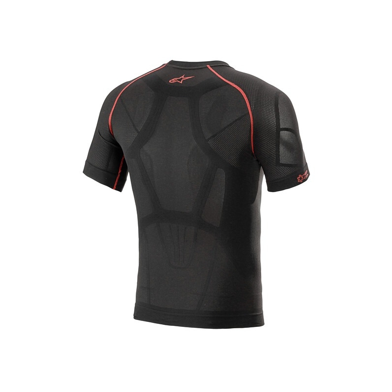 Alpinestars Ride Tech Summer rövid ujjú termo póló fekete-piros