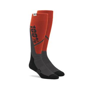 Ponožky 100% - USA Torque MX oranžovo-šedé