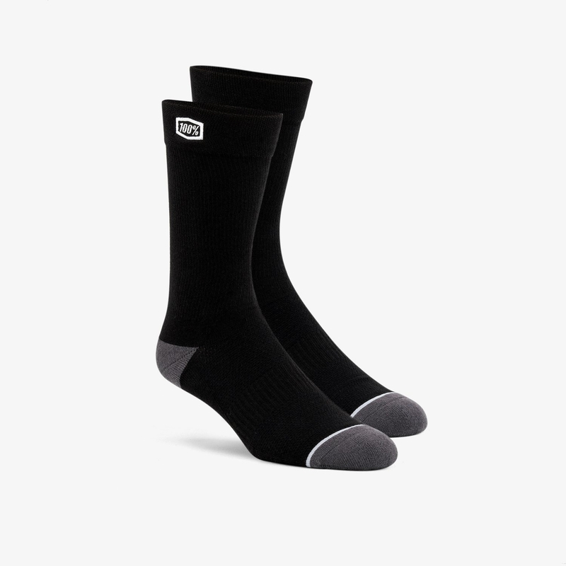100%-USA Solid zokni fekete