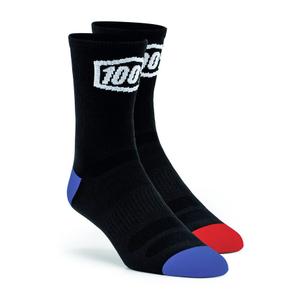 Ponožky 100%-USA Terrain MTB černé