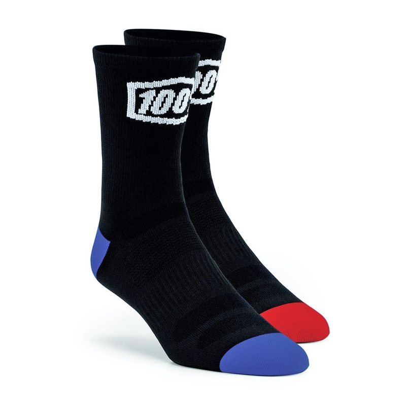 100%-USA Terrain MTB zokni fekete