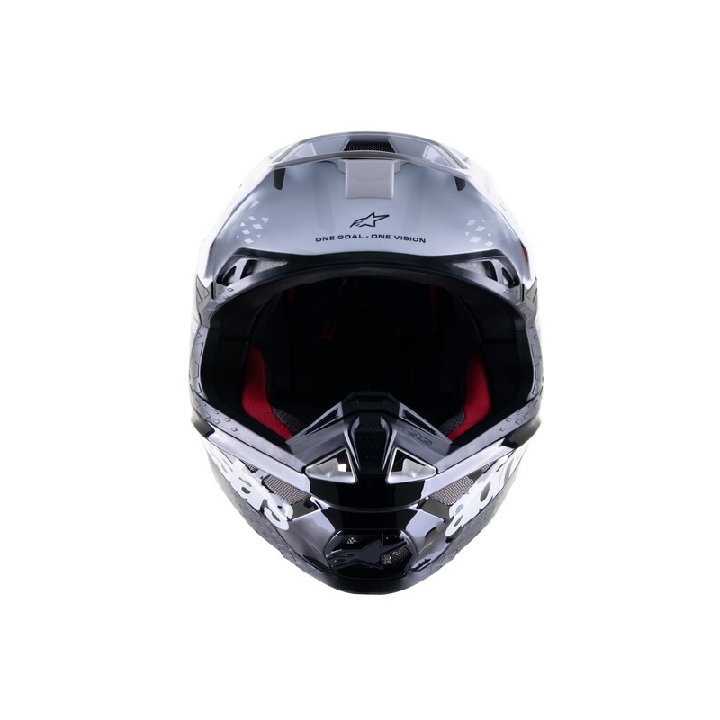 Alpinestars Supertech S-M8 Radium 2 motokrossz bukósisak fekete-fehér