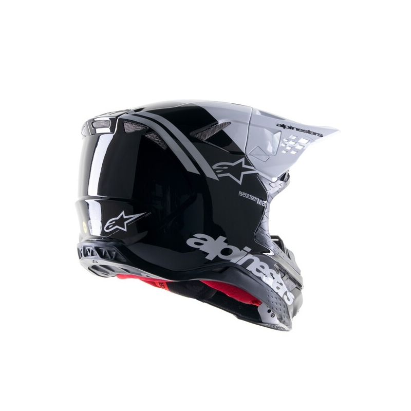 Alpinestars Supertech S-M8 Radium 2 motokrossz bukósisak fekete-fehér