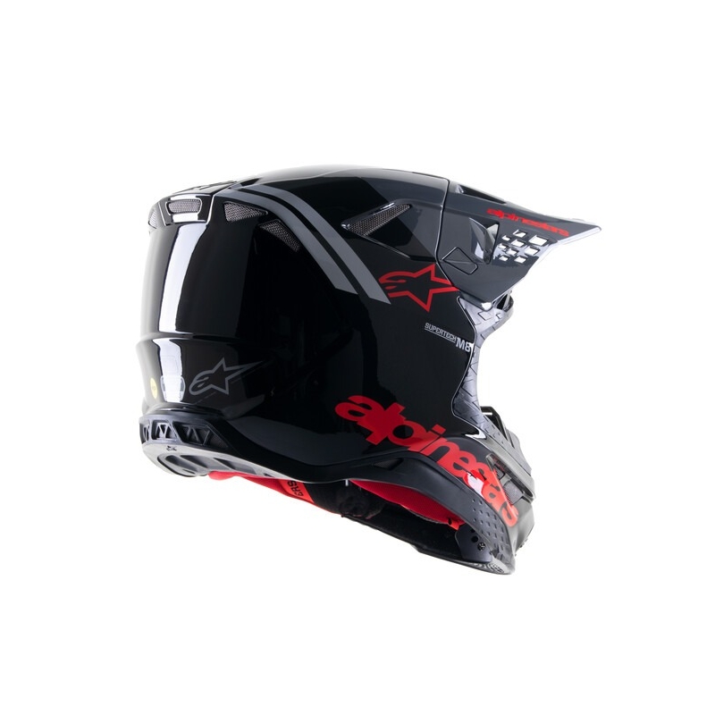 Alpinestars Supertech S-M8 Radium 2 motocross sisak fekete-szürke-piros
