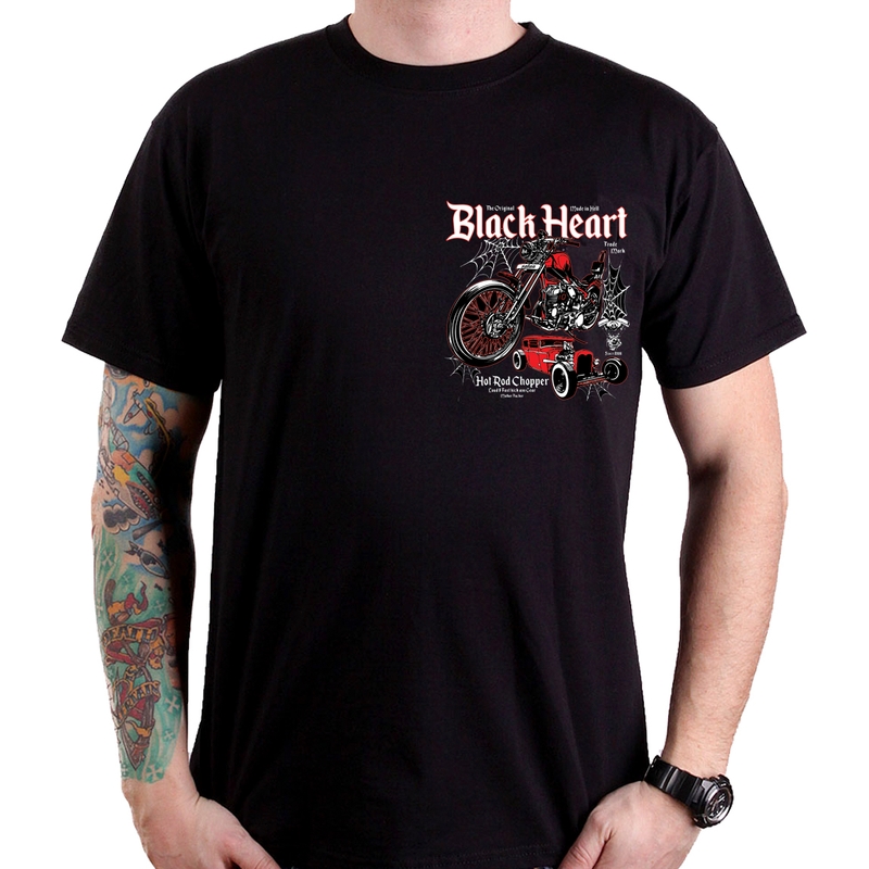 Férfi póló Black Heart Hot Rod Chopper akció kiárusítás