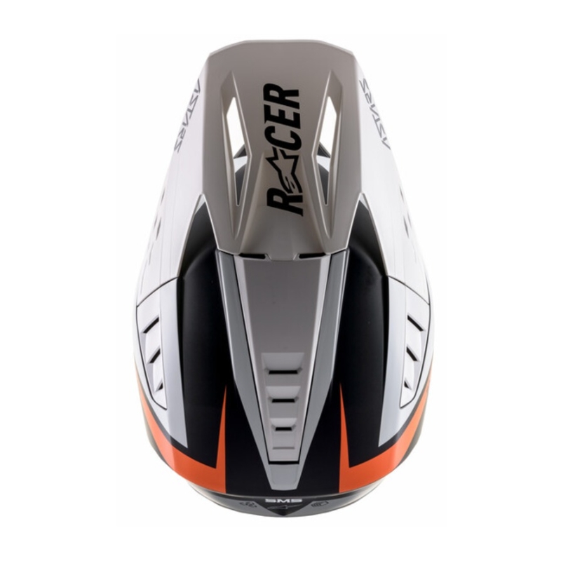 Alpinestars S-M5 Rayon motokrossz bukósisak fekete-fehér-fluo narancssárga matt