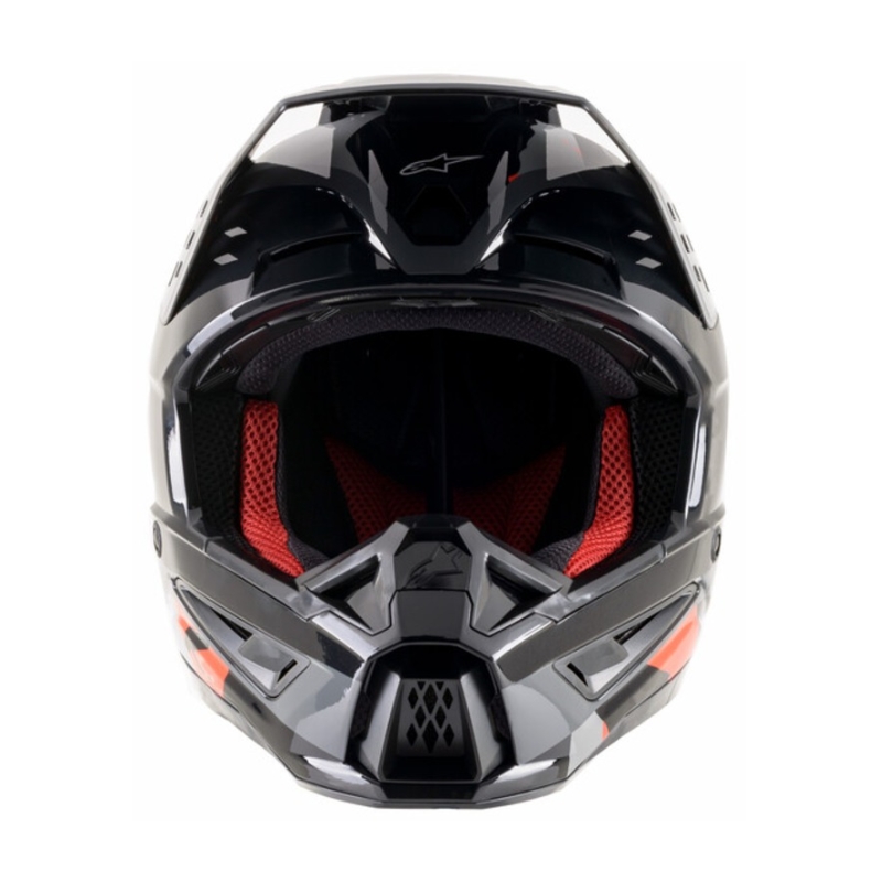 Alpinestars S-M5 Rover motokrossz sisak antracit-fluo piros-szürke terepmintás