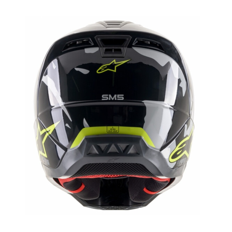 Alpinestars S-M5 Rover motokrossz sisak antracit-fluo sárga-szürke terepmintás