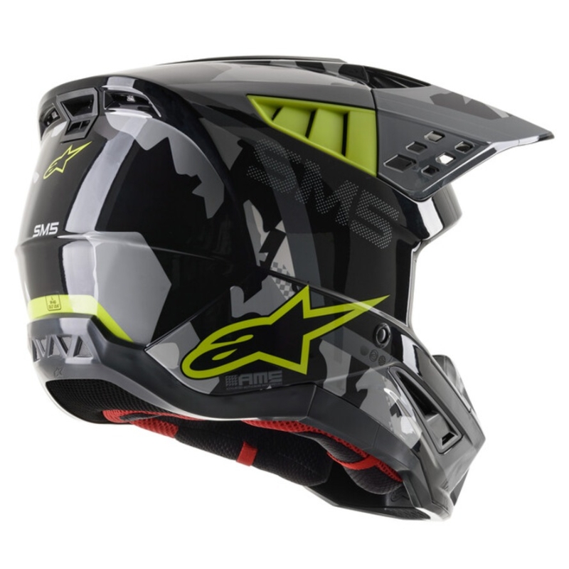 Alpinestars S-M5 Rover motokrossz sisak antracit-fluo sárga-szürke terepmintás