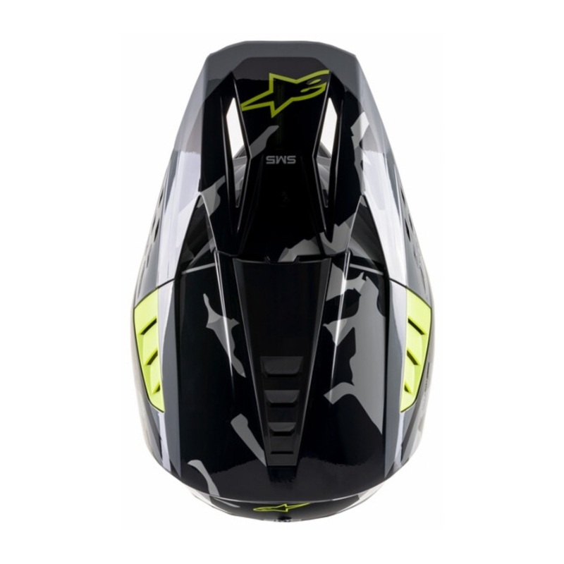 Alpinestars S-M5 Rover motokrossz sisak antracit-fluo sárga-szürke terepmintás