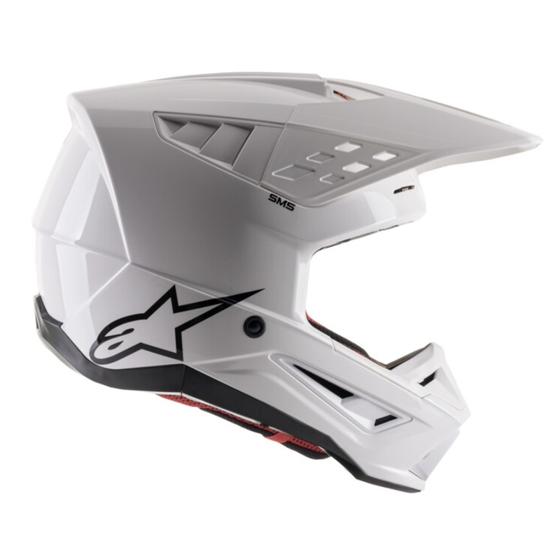 Alpinestars S-M5 Solid motocrossz bukósisak  fényes fehér