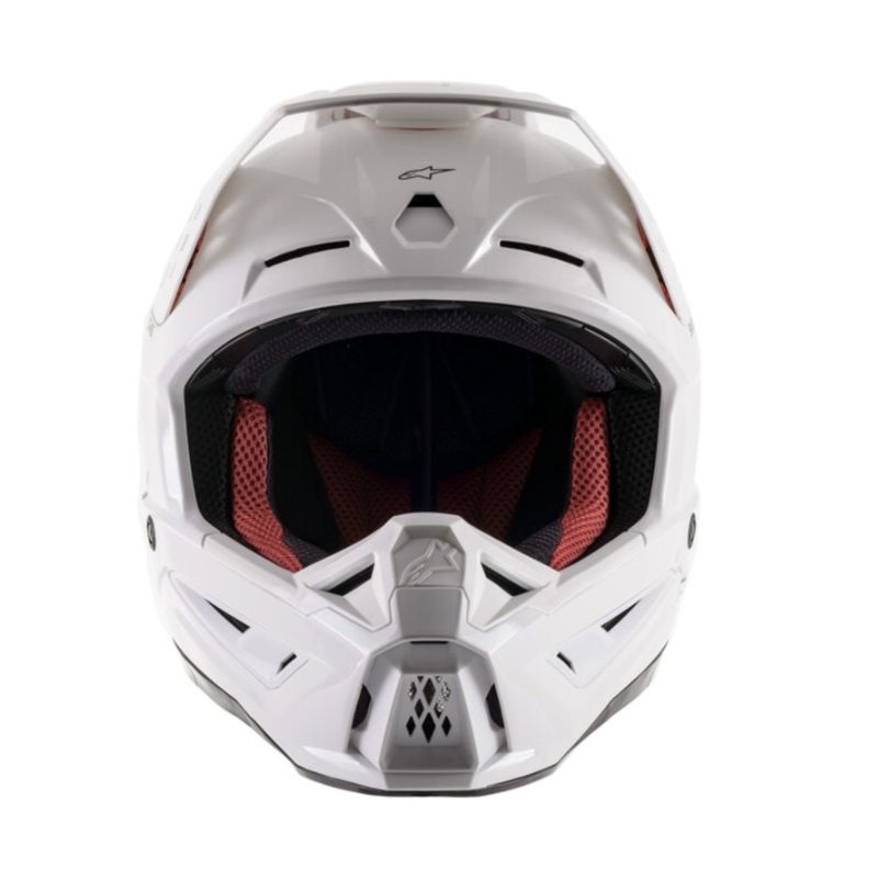 Alpinestars S-M5 Solid motocrossz bukósisak  fényes fehér