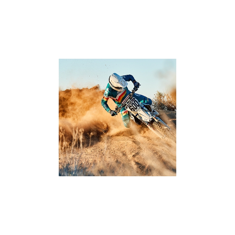 Alpinestars S-M5 Solid motocrossz bukósisak  fényes fehér