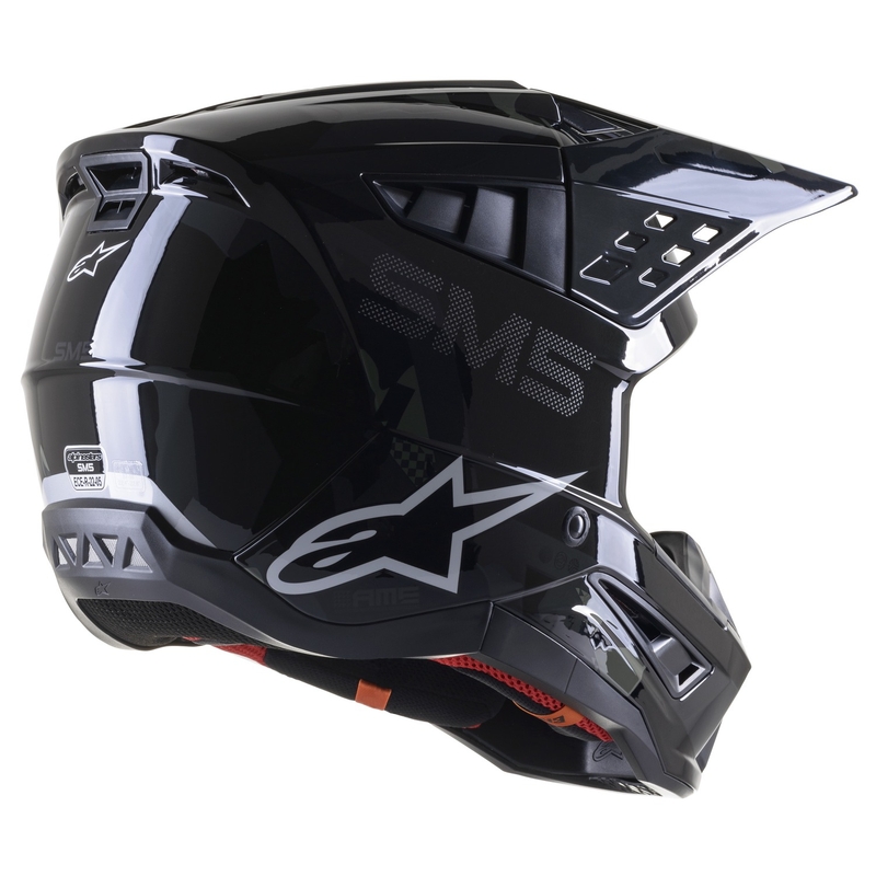 Alpinestars S-M5 Rover motokrossz sisak fekete-antracit-terepmintás fényes