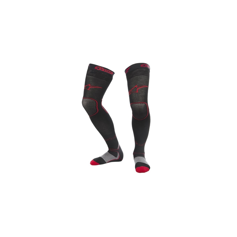 Alpinestars MX zokni merevítők alá fekete-piros