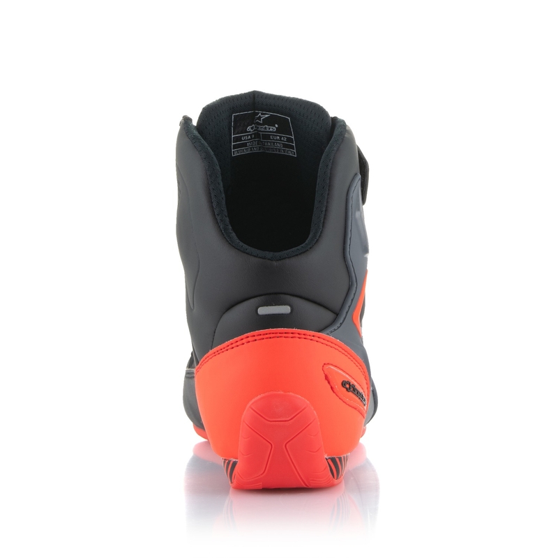 Alpinestars Faster-3 motoros csizma fekete-szürke-fluo piros