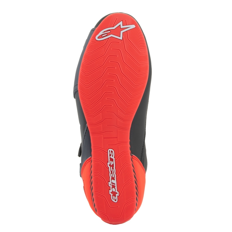 Alpinestars Faster-3 motoros csizma fekete-szürke-fluo piros