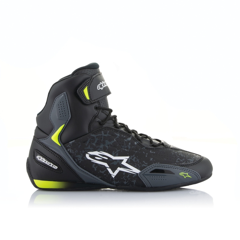 Alpinestars Faster-3 motoros csizma fekete-fluo sárga