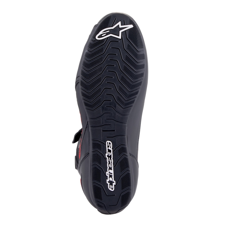 Alpinestars Faster-3 Rideknit motoros csizma fekete-sötétszürke-piros