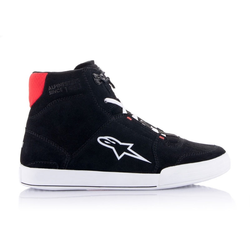 Alpinestars Chrome motorkerékpár csizma fekete-fehér-piros