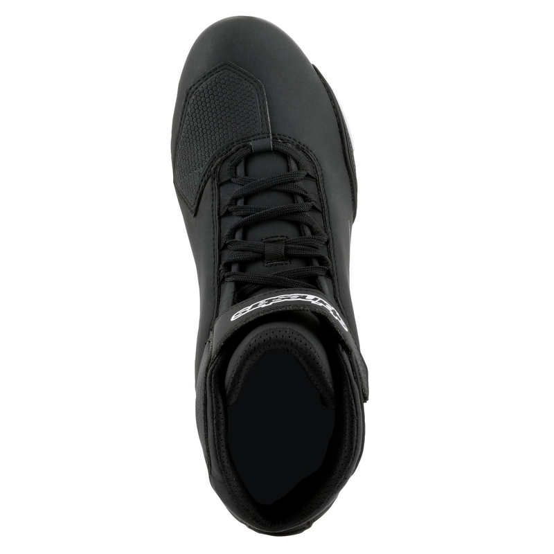 Alpinestars Sector motorkerékpár csizma fekete-fehér-fluo piros