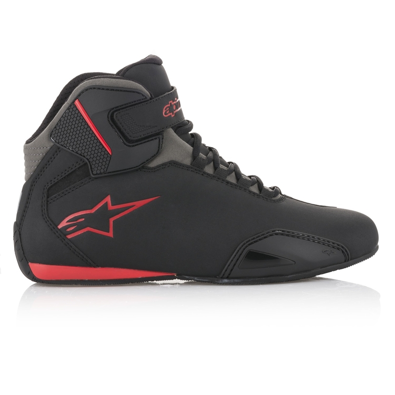 Alpinestars Sector motorkerékpár csizma fekete-piros