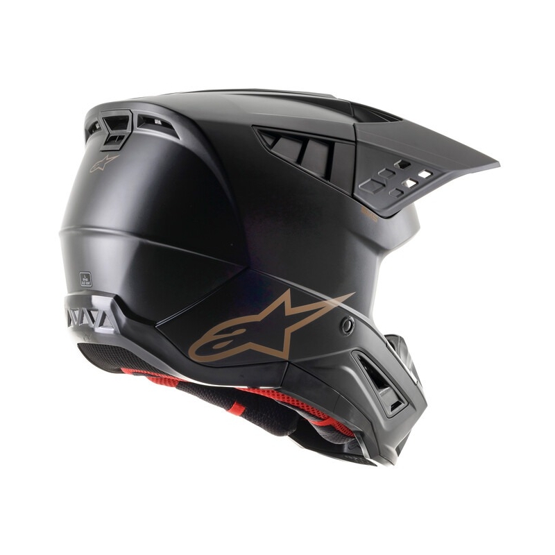 Alpinestars S-M5 Solid motokrossz bukósisak fekete-barna matt