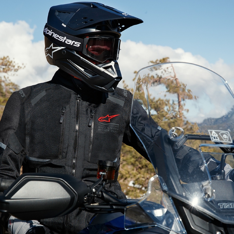 Alpinestars Andes Drystar 2 motoros kabát fekete