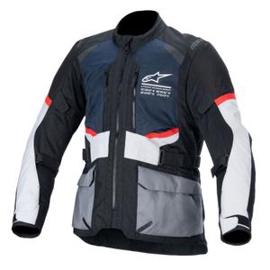 Alpinestars Andes Drystar 2024 motoros kabát sötétkék-fekete-világosszürke