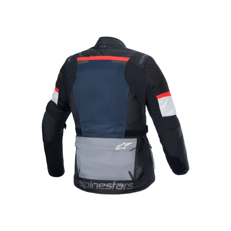 Alpinestars Andes Drystar motoros kabát sötétkék-fekete-világosszürke