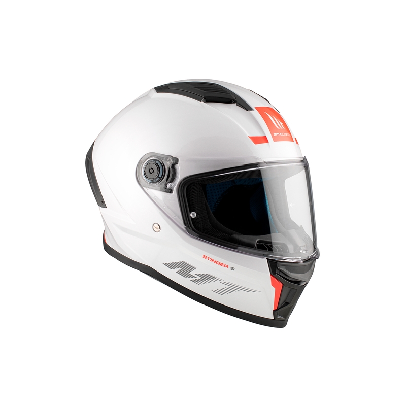 MT Stinger 2 Solid zárt motoros bukósisak fényes fehér