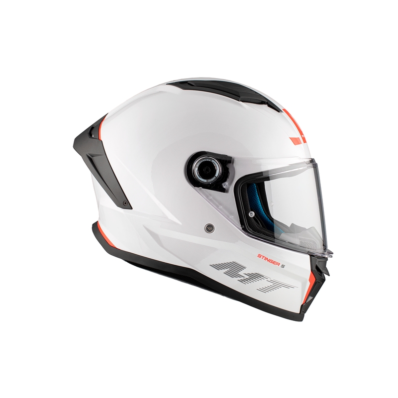 MT Stinger 2 Solid zárt motoros bukósisak fényes fehér