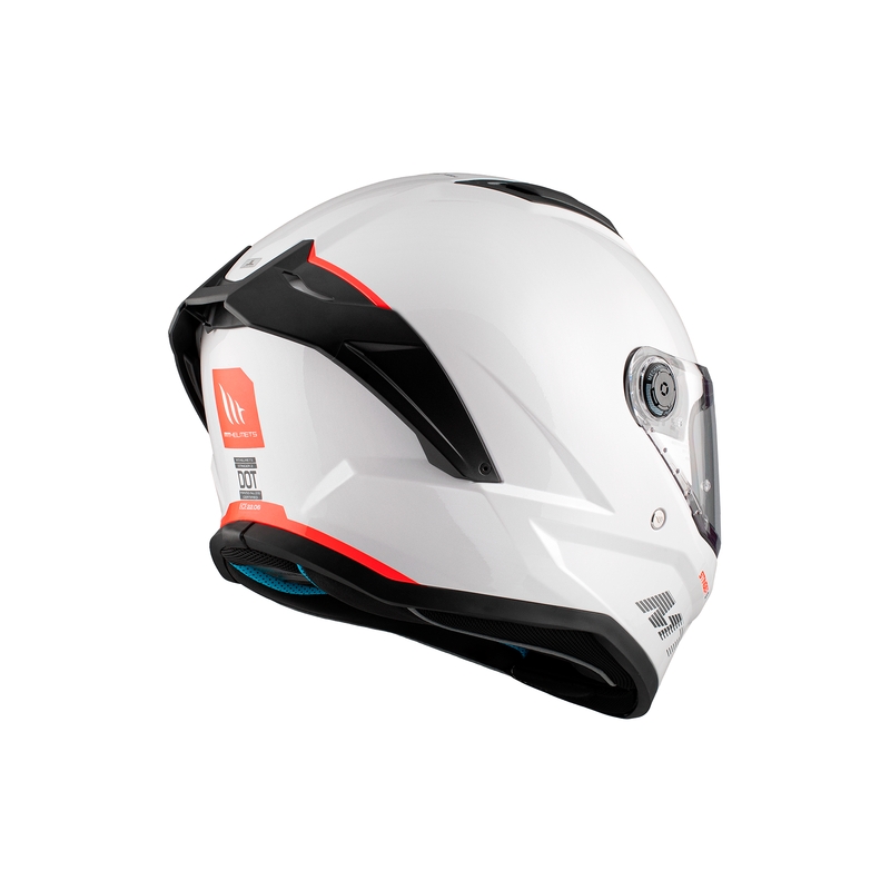 MT Stinger 2 Solid zárt motoros bukósisak fényes fehér