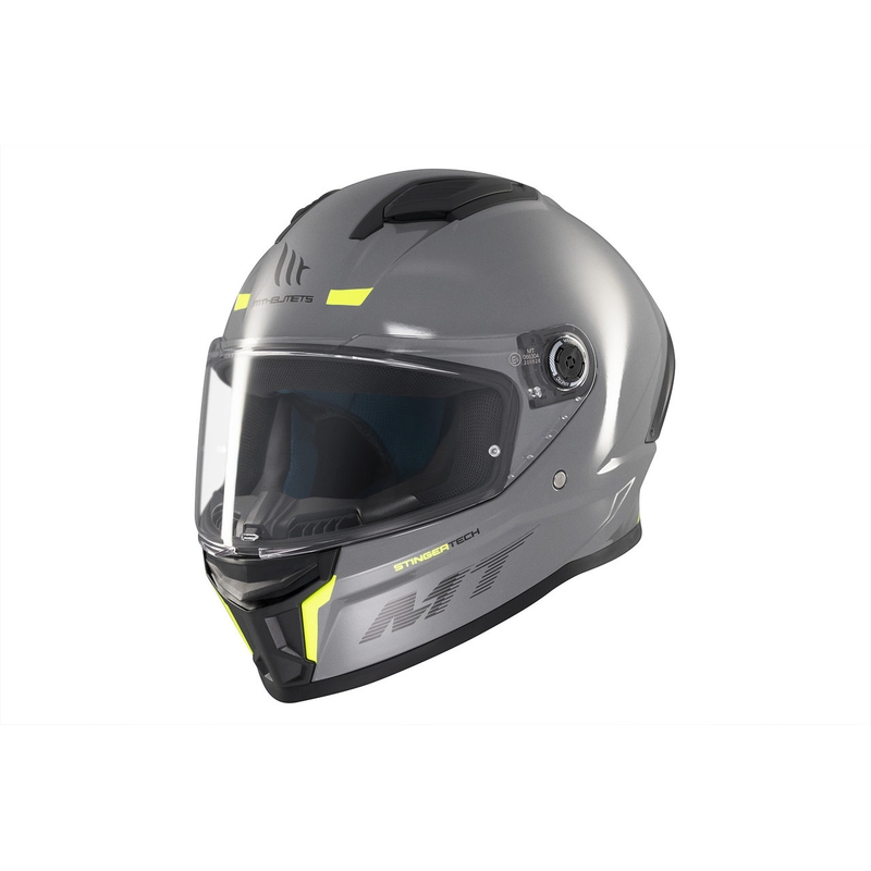 MT Stinger 2 Solid zárt motoros bukósisak fényes szürke