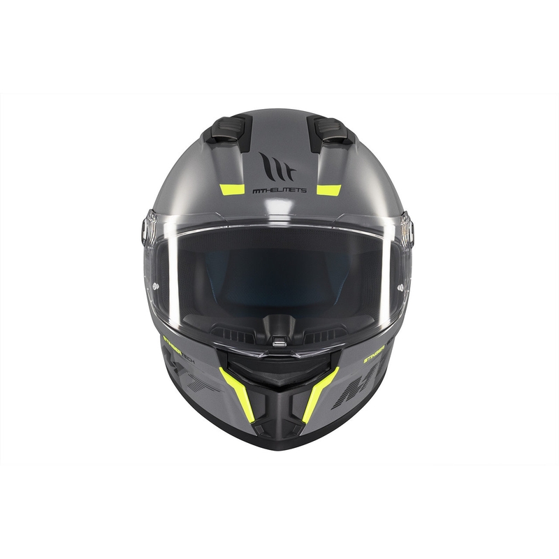 MT Stinger 2 Solid zárt motoros bukósisak fényes szürke