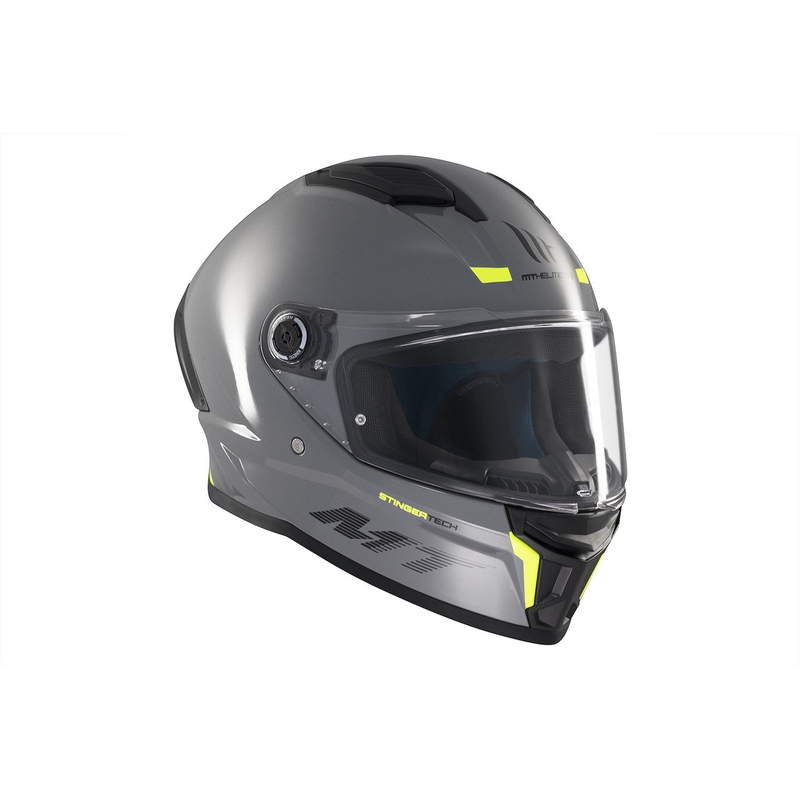 MT Stinger 2 Solid zárt motoros bukósisak fényes szürke