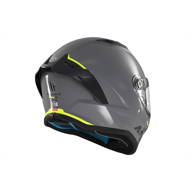 MT Stinger 2 Solid zárt motoros bukósisak fényes szürke