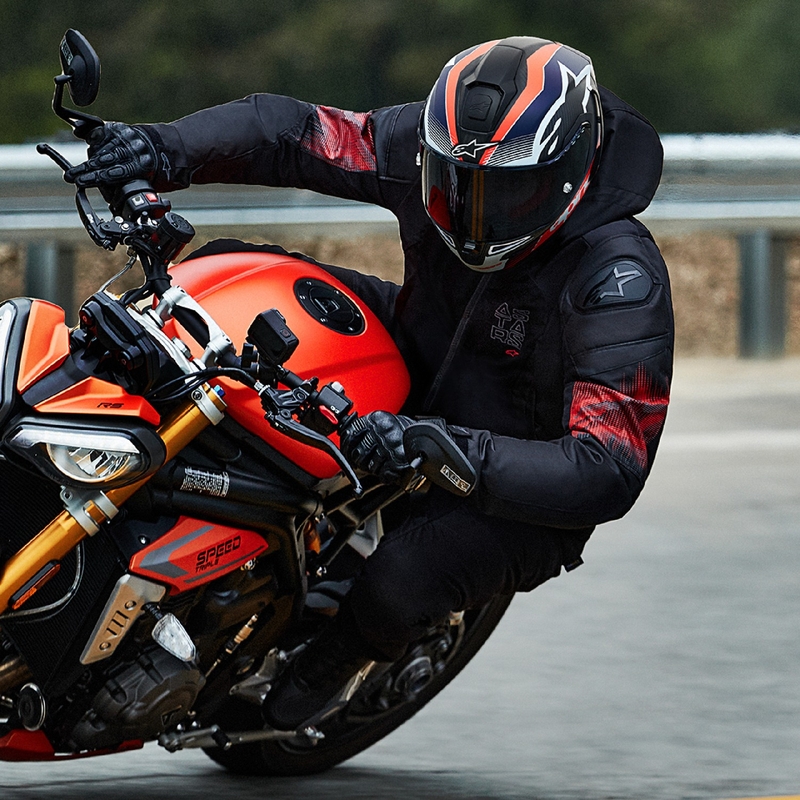 Alpinestars Zaca Air Venom Waterproof motoros kabát fekete-fluo piros