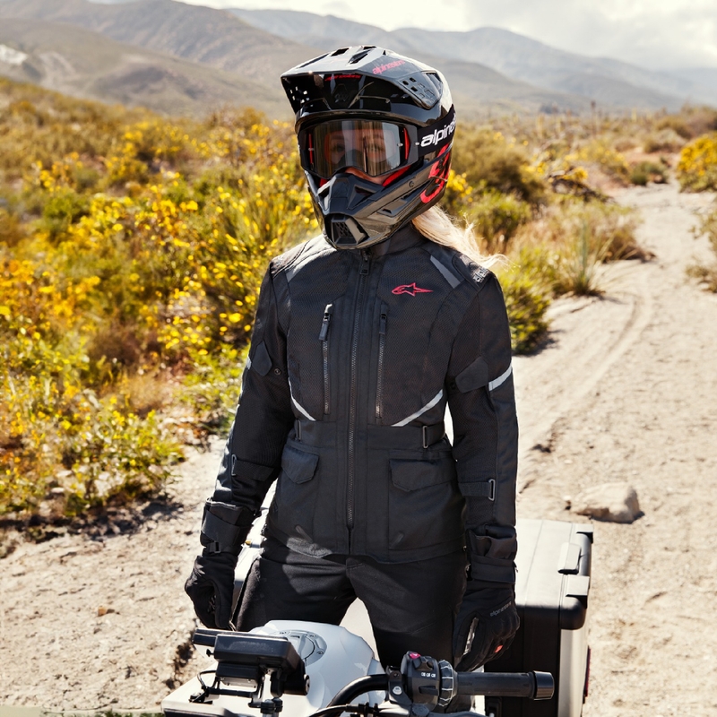 Alpinestars Stella Andes Air Drystar női motoros kabát fekete