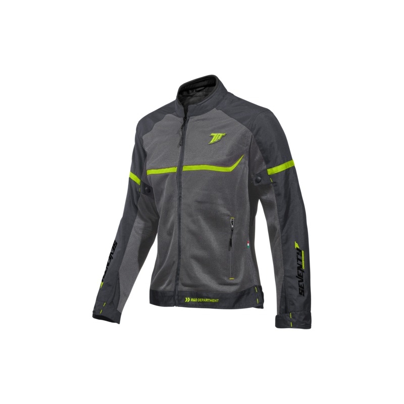 SEVENTY DEGREES SD-JR30.2 Mojave női motoros kabát szürke-fluo sárga