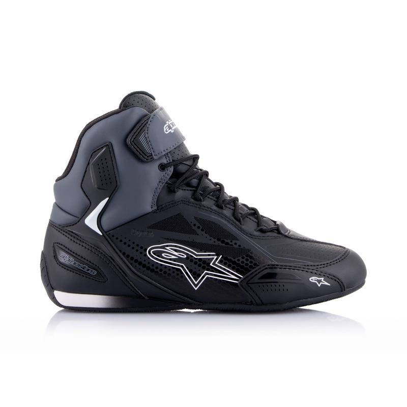 Alpinestars Faster-3 Drystar motoros csizma fekete-sötétszürke
