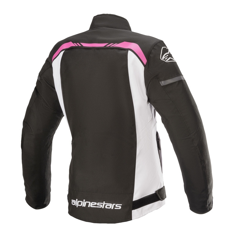 Alpinestars Stella T-SPS Waterproof női motoros kabát fekete-fehér-rózsaszín