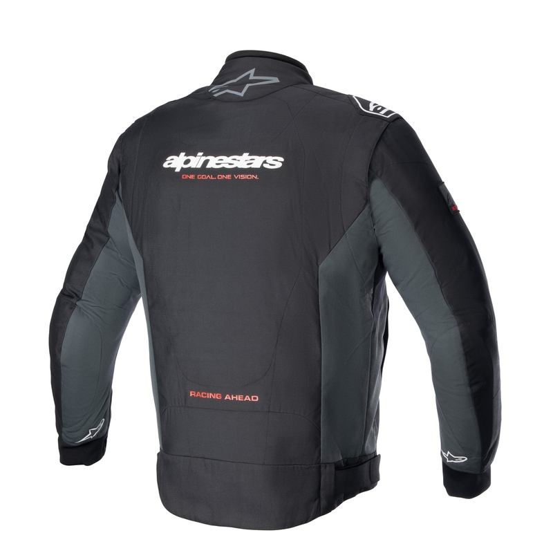 Alpinestars Monza Sport motoros kabát fekete-szürke-piros-fehér