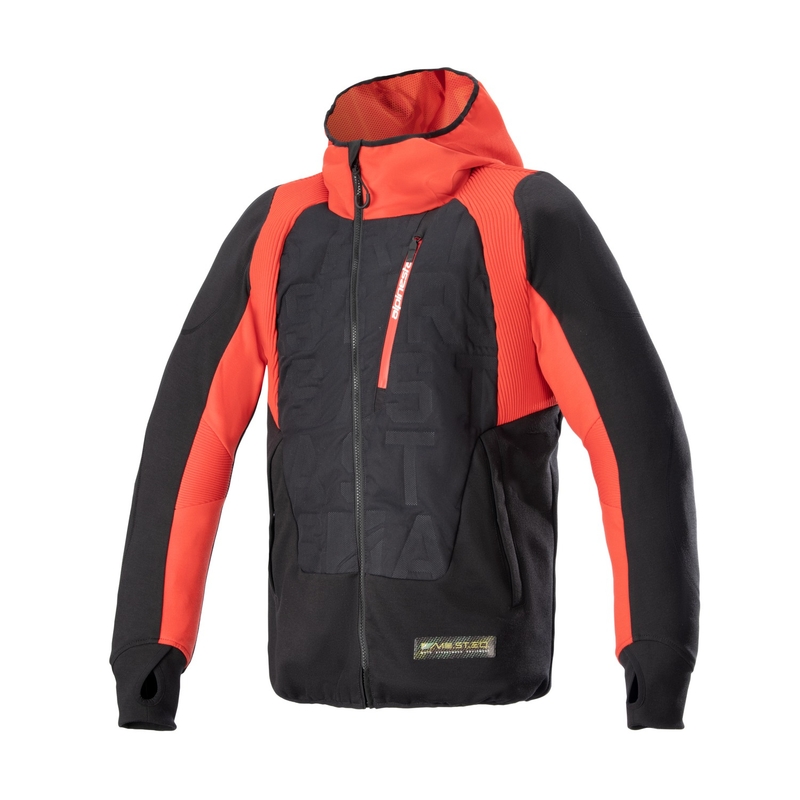 Alpinestars MO.ST.EQ Hybrid motoros kabát fekete-piros