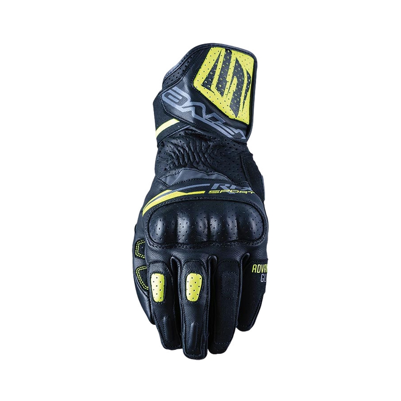 FIVE RFX Sport motoros kesztyű fekete-fluo sárga