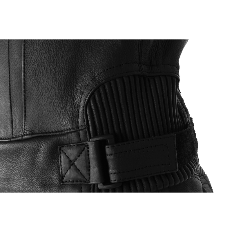 RSA Imola 2 kétrészes motoros bőrkombi fekete - II. minőség