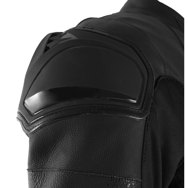 RSA Imola 2 kétrészes motoros bőrkombi fekete - II. minőség