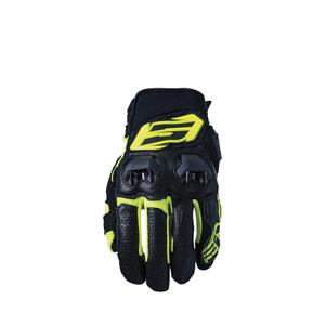FIVE SF3 motorkerékpár kesztyű fekete-fluo sárga