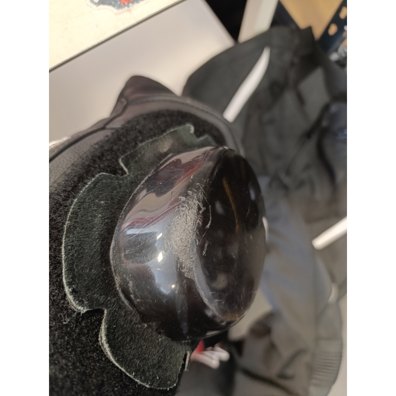 RSA GPX 2 kétrészes motoros bőrkombi fekete-fehér - II. minőség