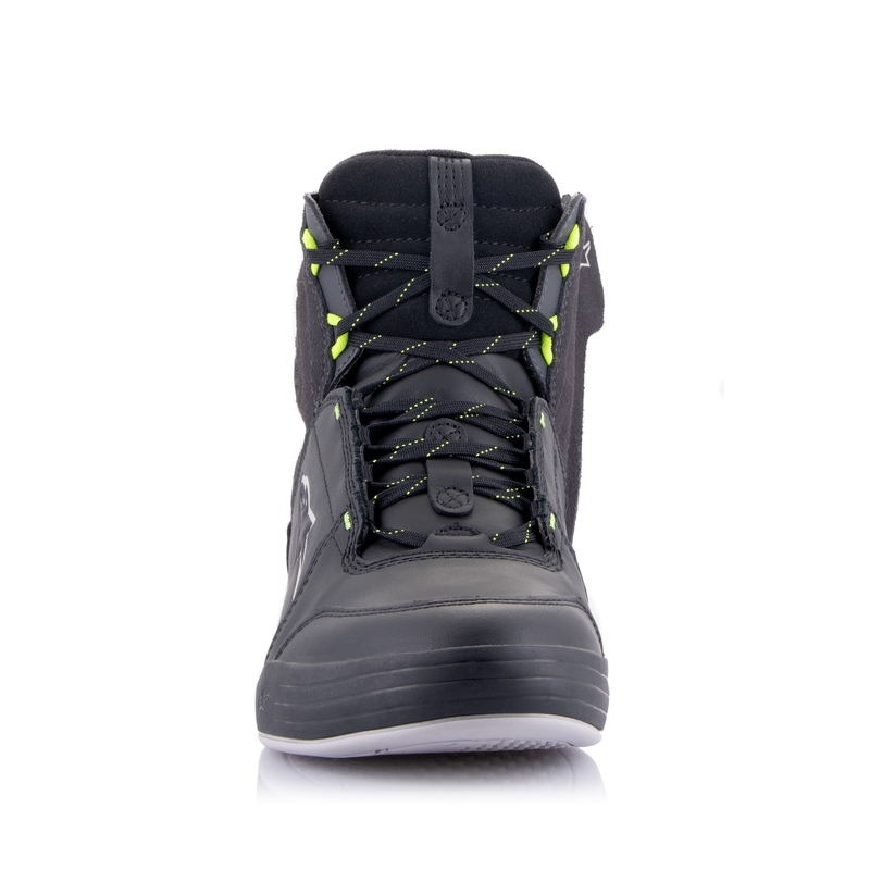 Alpinestars Chrome Drystar motoros cipő fekete-szürke-fluo sárga